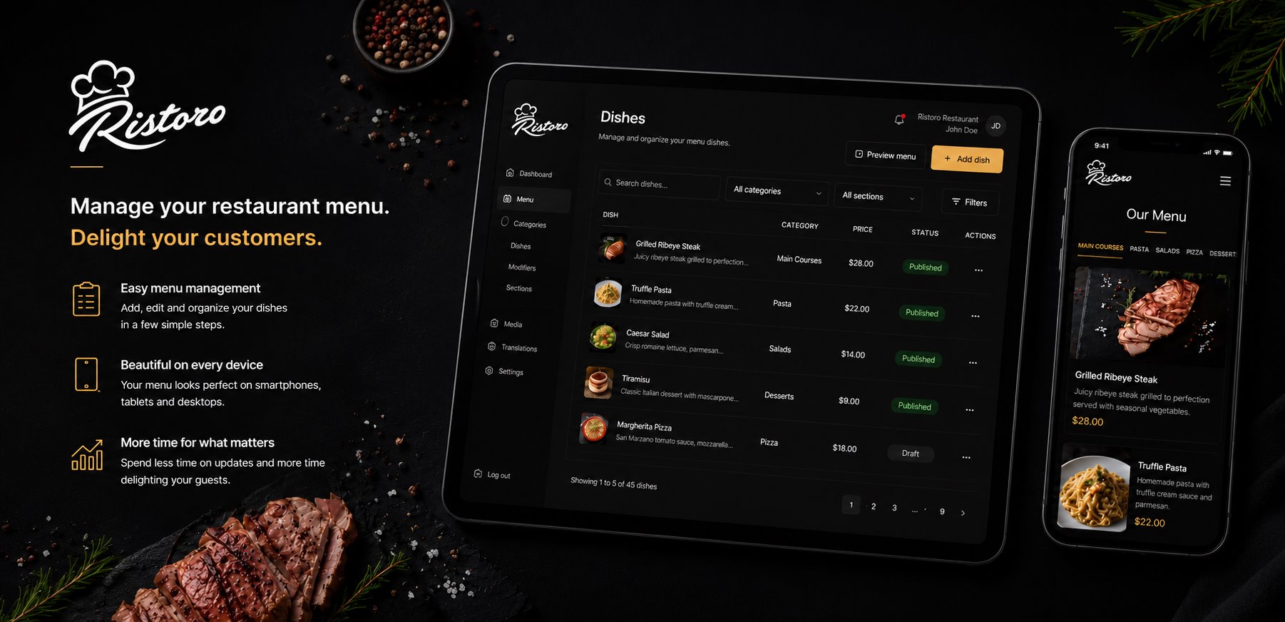 Ristoro project preview