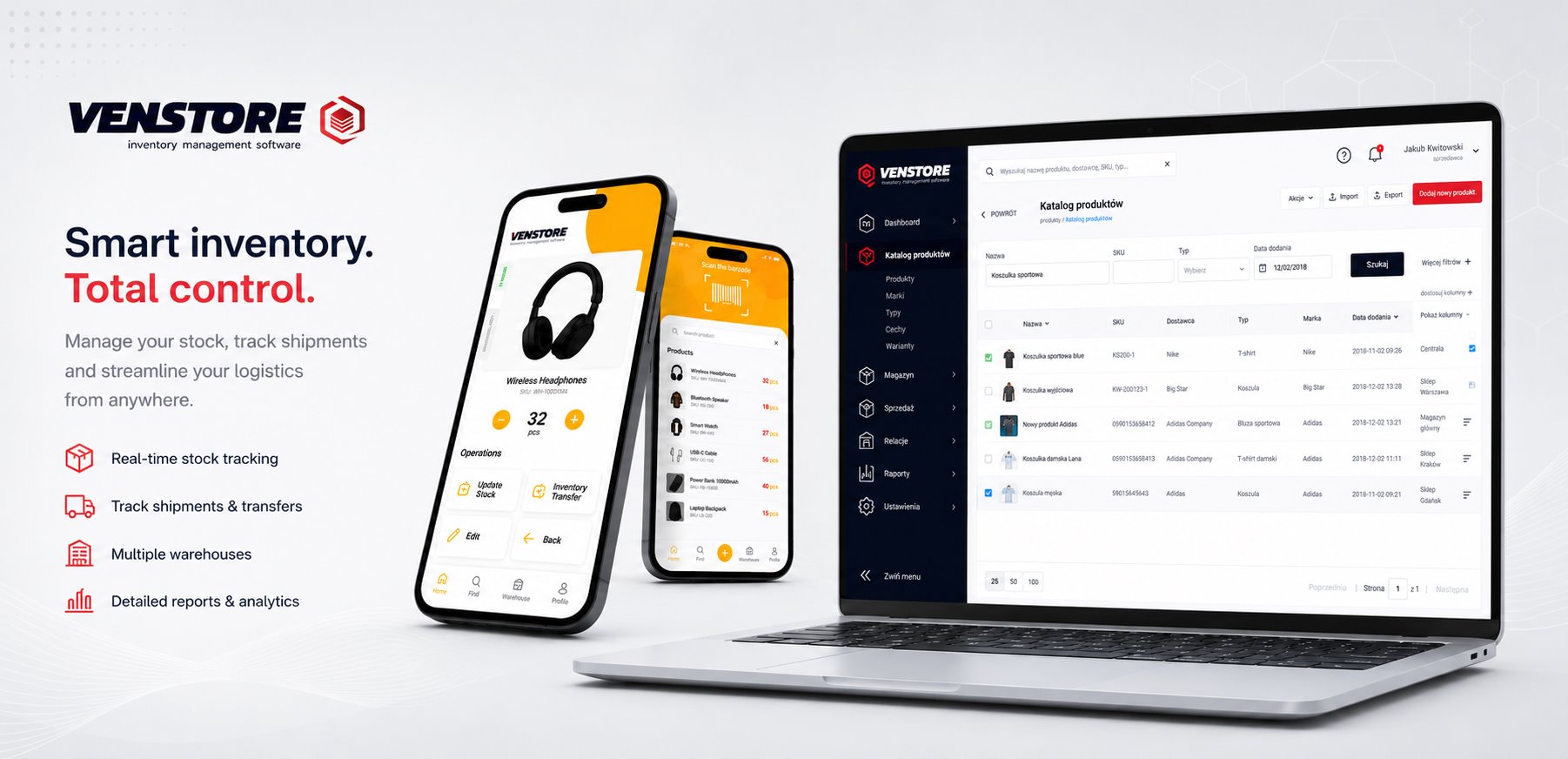 Venstore project preview